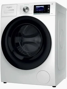 Lave-linge hublot Whirlpool blanc avec écran tactile